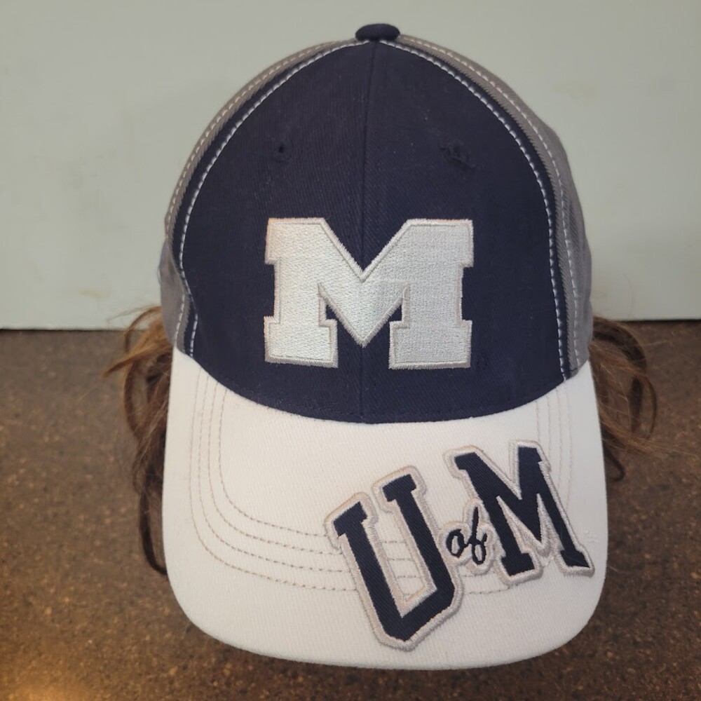 University Michigan U of M Captivating Headwear Adjustable Hat Cap